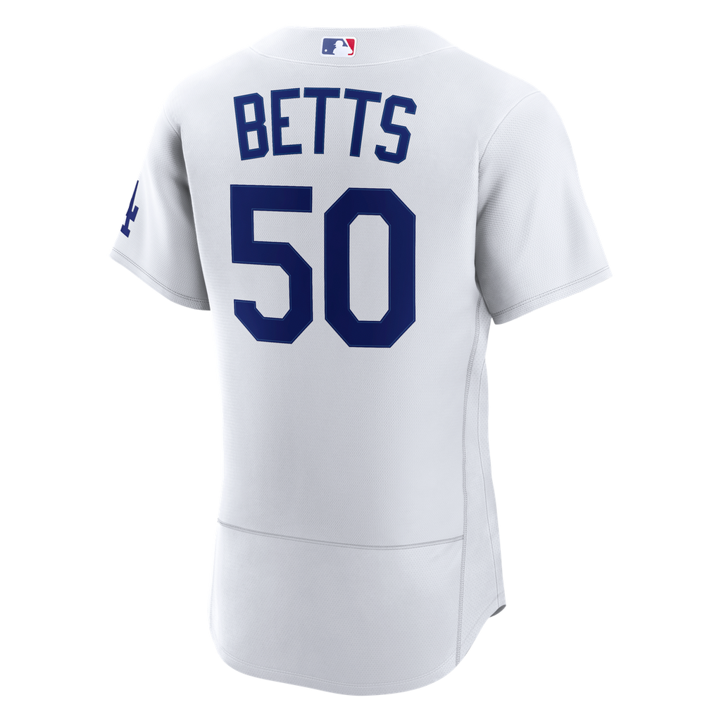 Los Angeles Dodgers Mookie Betts Home Authentic Jersey — White