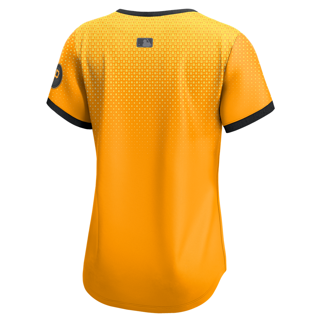 Pittsburgh Pirates Women's City Connect Limited Jersey — Gold