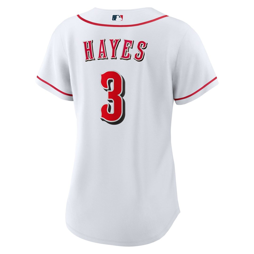 Cincinnati Reds Ke'Bryan Hayes Women's Home Replica Jersey — White