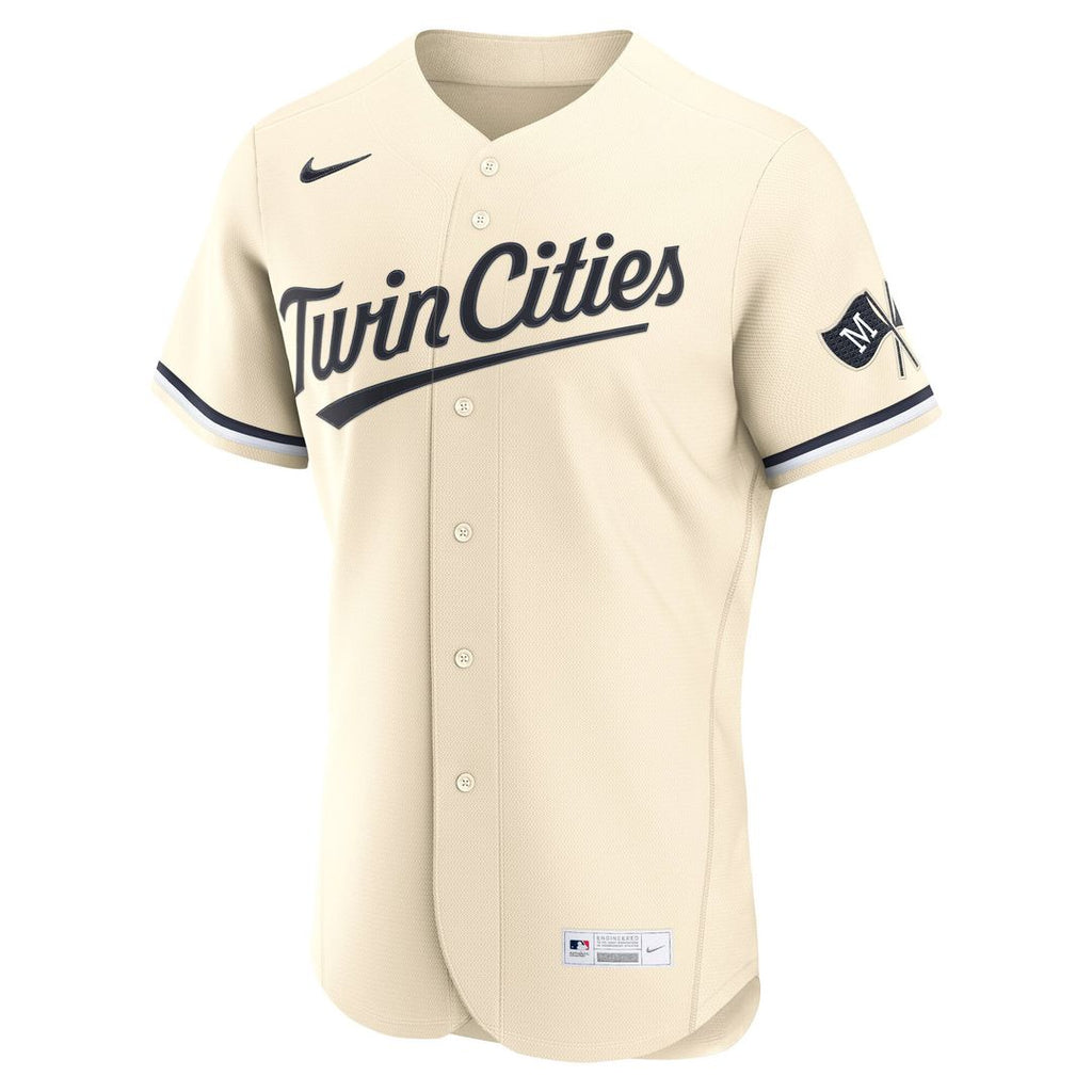 Minnesota Twins Alternate Authentic Jersey — Cream
