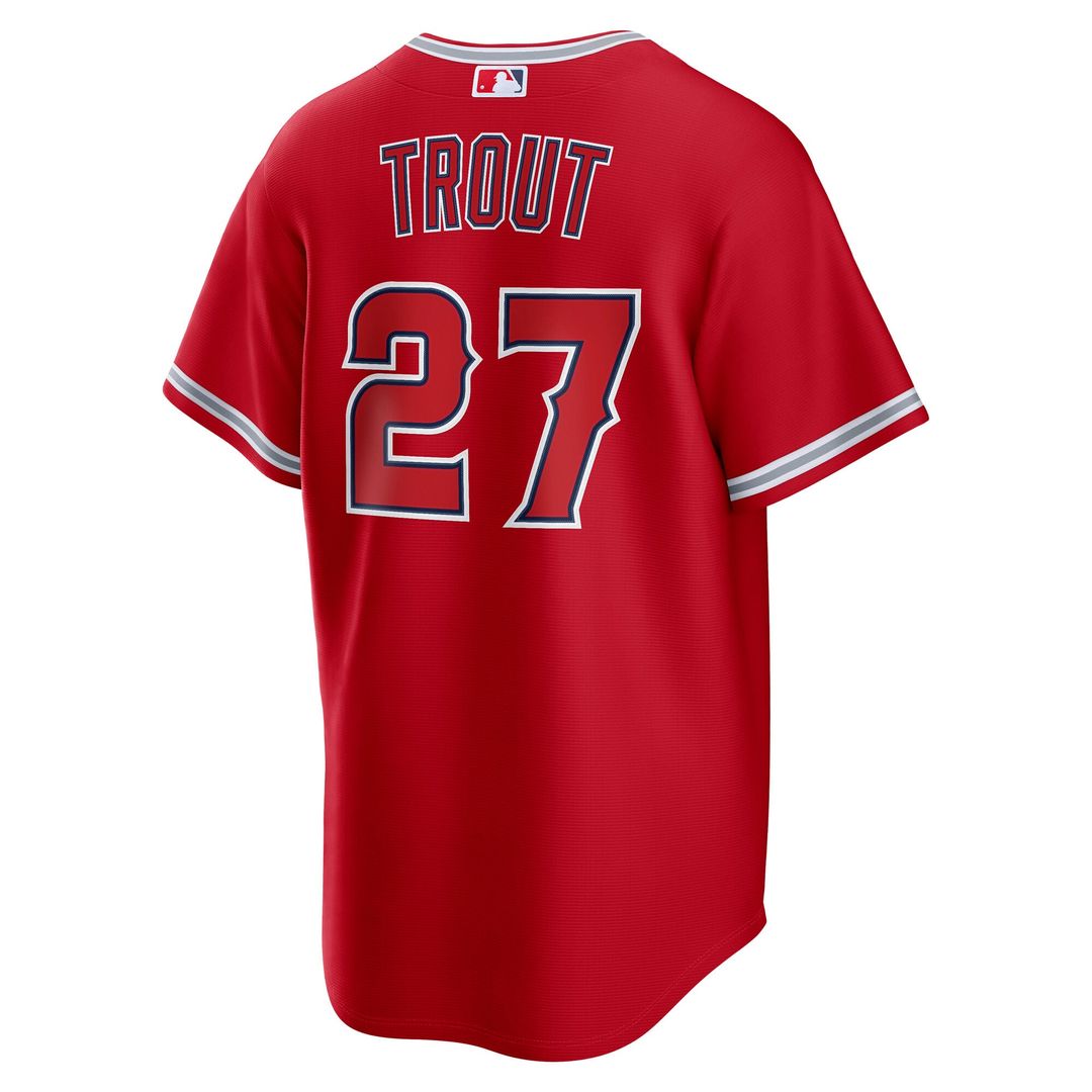 Los Angeles Angels Mike Trout Alternate Replica Jersey — White