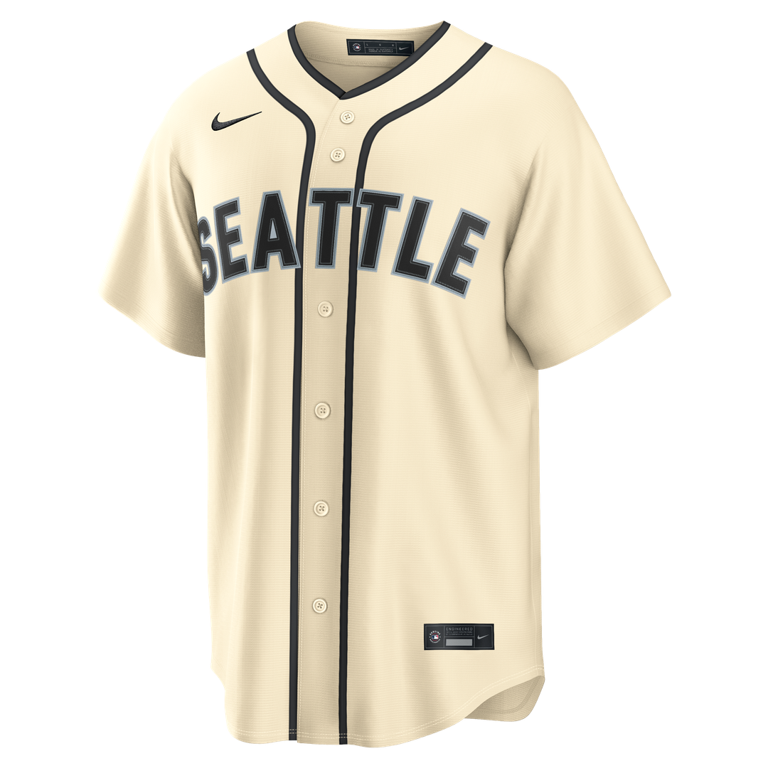 Seattle Mariners Cal Raleigh Alternate Replica Jersey — Teal