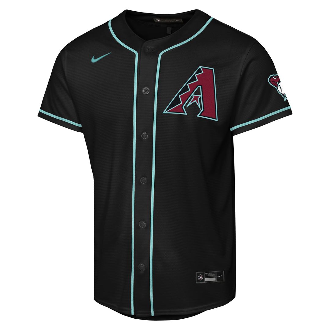 Arizona Diamondbacks Corbin Carroll Youth Alternate Stadium Jersey — Black