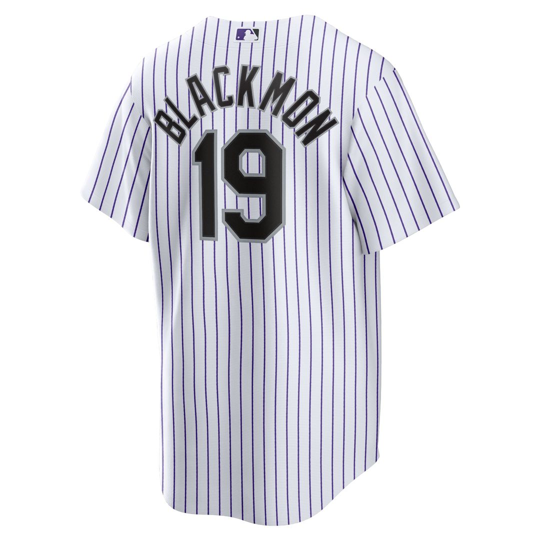 Colorado Rockies Charlie Blackmon Home Replica Player Name Jersey — White