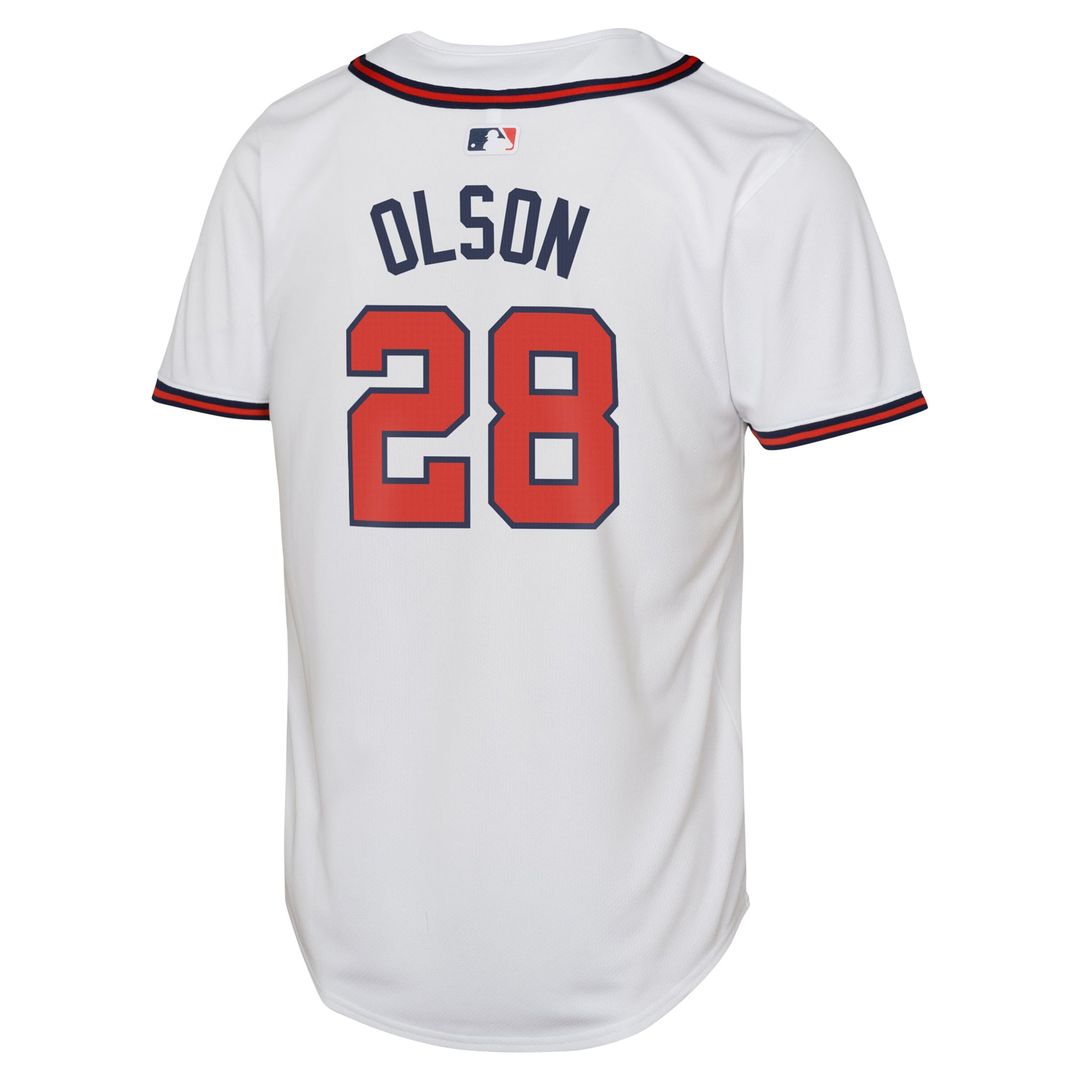 Atlanta Braves Matt Olson Youth Home Limited Jersey — White