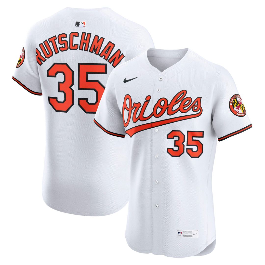 Baltimore Orioles Adley Rutschman Alternate Elite Jersey — Black