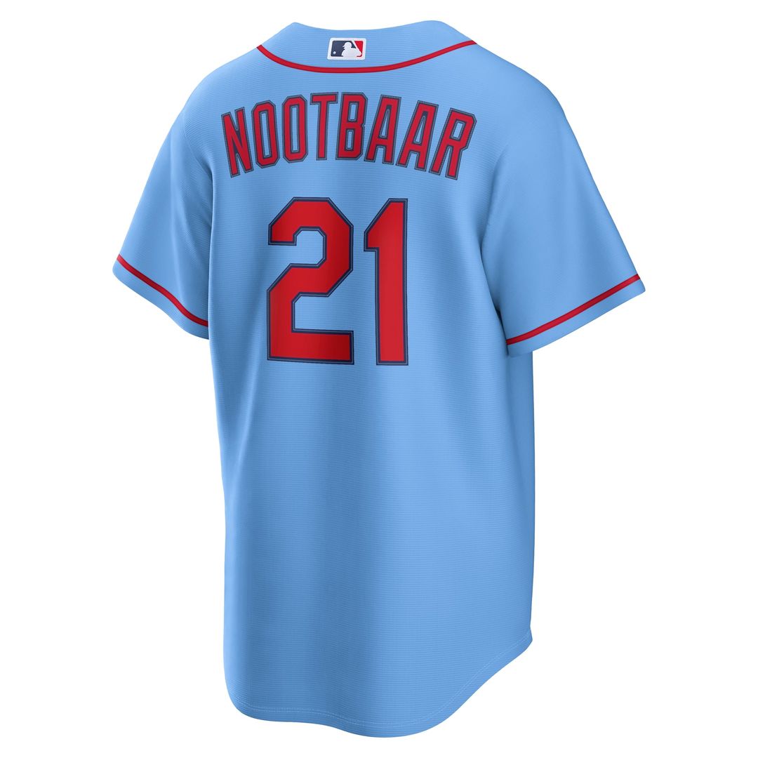 St. Louis Cardinals Lars Nootbaar Alternate Replica Jersey — Light Blue