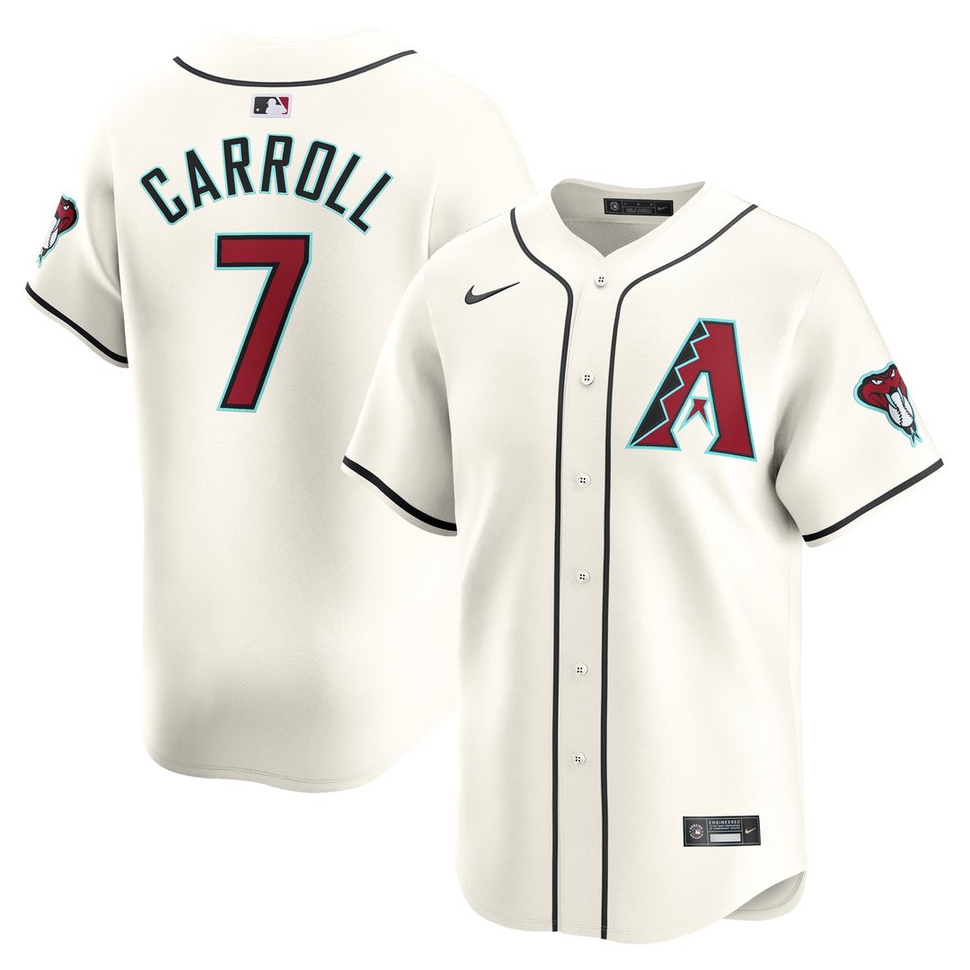 Arizona Diamondbacks Corbin Carroll Youth Home Limited Jersey — White