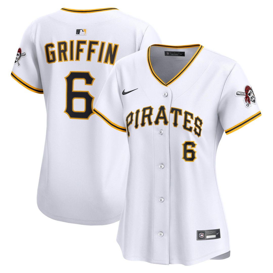 Pittsburgh Pirates Konnor Griffin Women's Home Limited Jersey — White