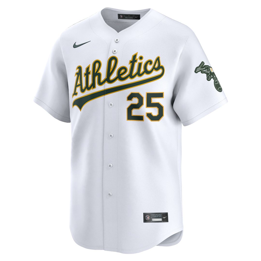 Athletics Brent Rooker Home Limited Jersey — White