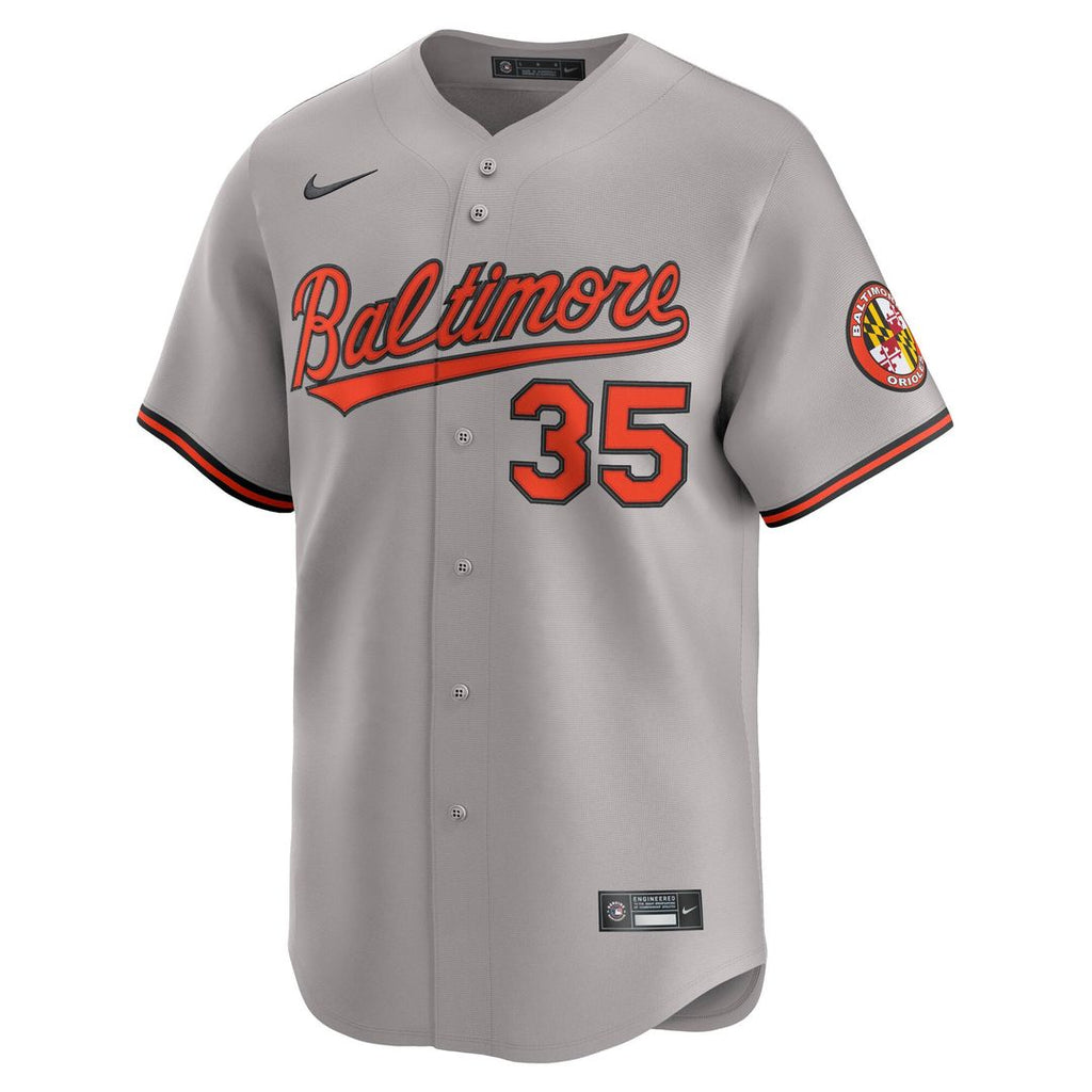 Baltimore Orioles Adley Rutschman Road Limited Jersey — Gray