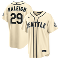 Seattle Mariners Cal Raleigh Alternate Stadium Jersey — Cream