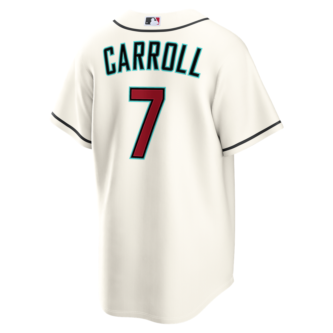 Arizona Diamondbacks Corbin Carroll Home Replica Jersey — Cream
