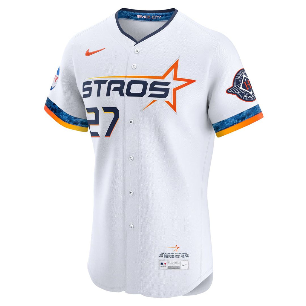 Houston Astros Jose Altuve 2025 City Connect Elite Jersey — White