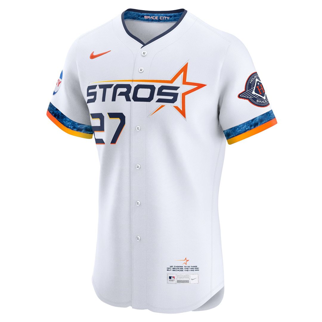 Houston Astros Jose Altuve 2025 City Connect Elite Jersey — White