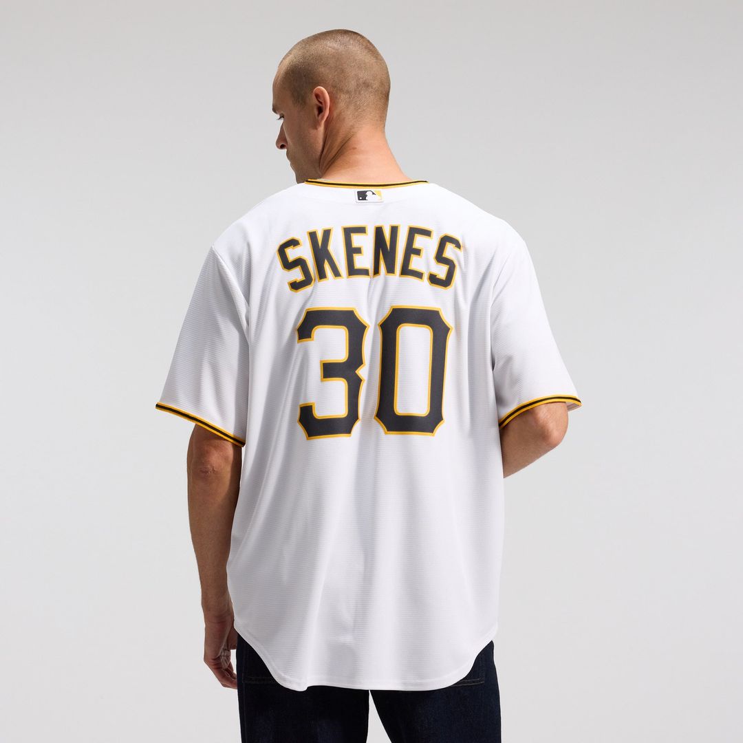Pittsburgh Pirates Paul Skenes Home Replica Jersey — White