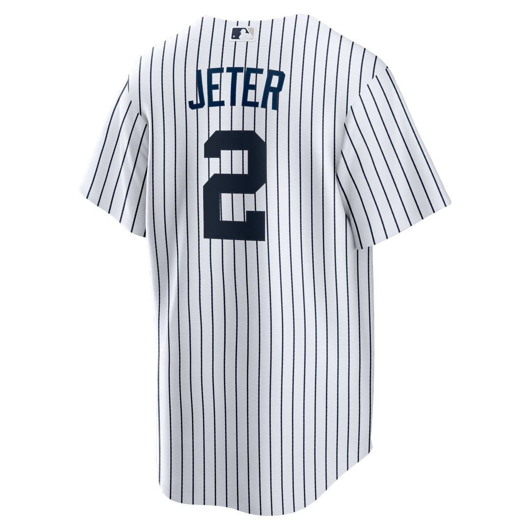 New York Yankees Derek Jeter Home Retired Replica Jersey — White