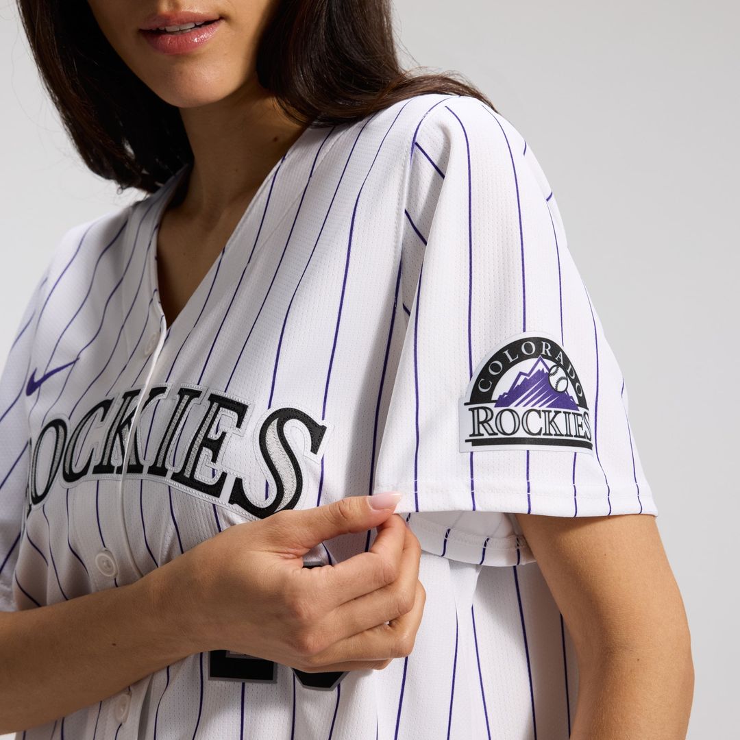 Colorado Rockies Kris Bryant Women's Home Limited Jersey — White