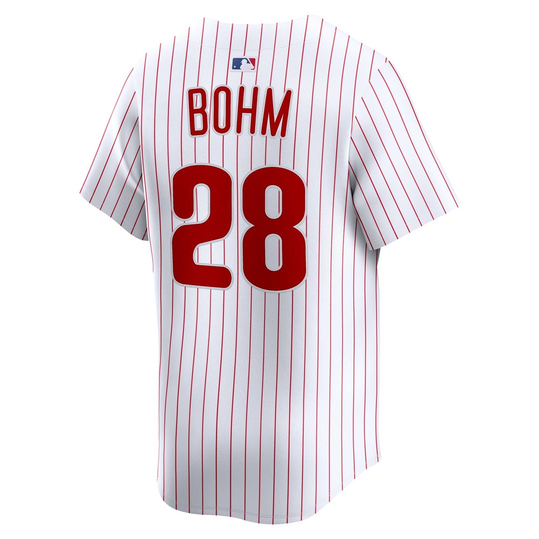 Philadelphia Phillies Alec Bohm Home Limited Jersey — White
