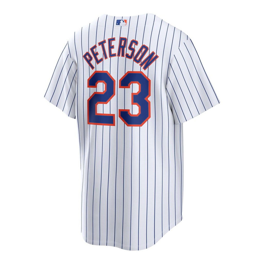 New York Mets David Peterson Home Replica Jersey — White