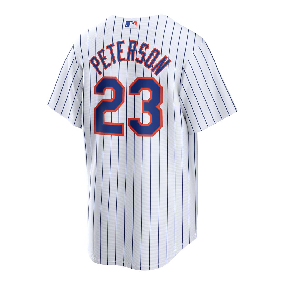 New York Mets David Peterson Home Replica Jersey — White