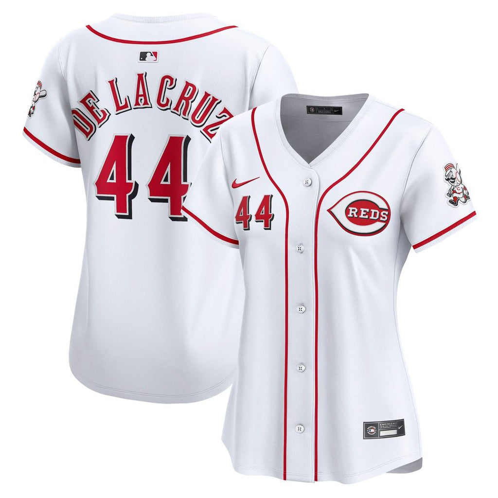 Cincinnati Reds Elly De La Cruz Women's Home Limited Jersey — White