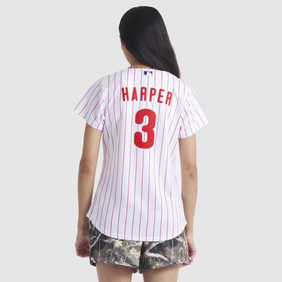 Philadelphia Phillies Bryce Harper Women's Home Replica Jersey — White