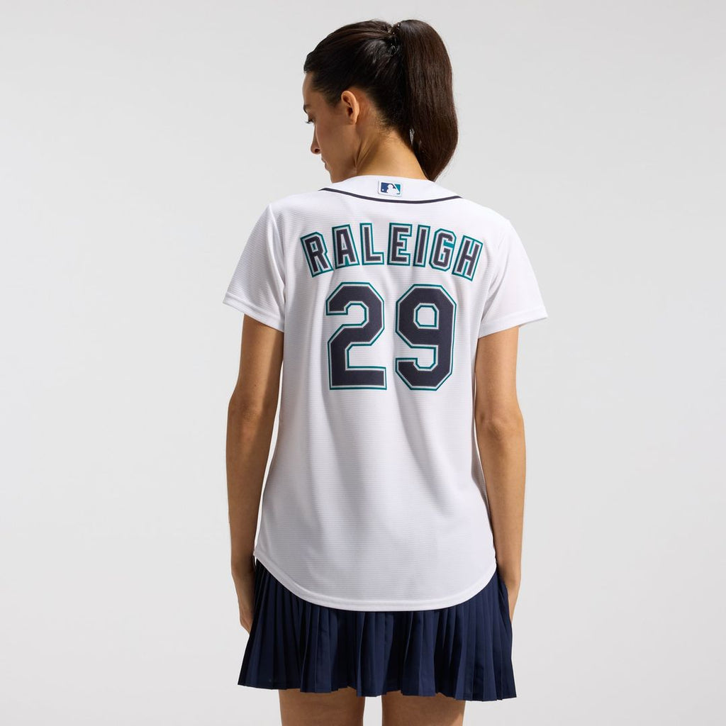 Seattle Mariners Cal Raleigh Women's Home Replica Jersey — White