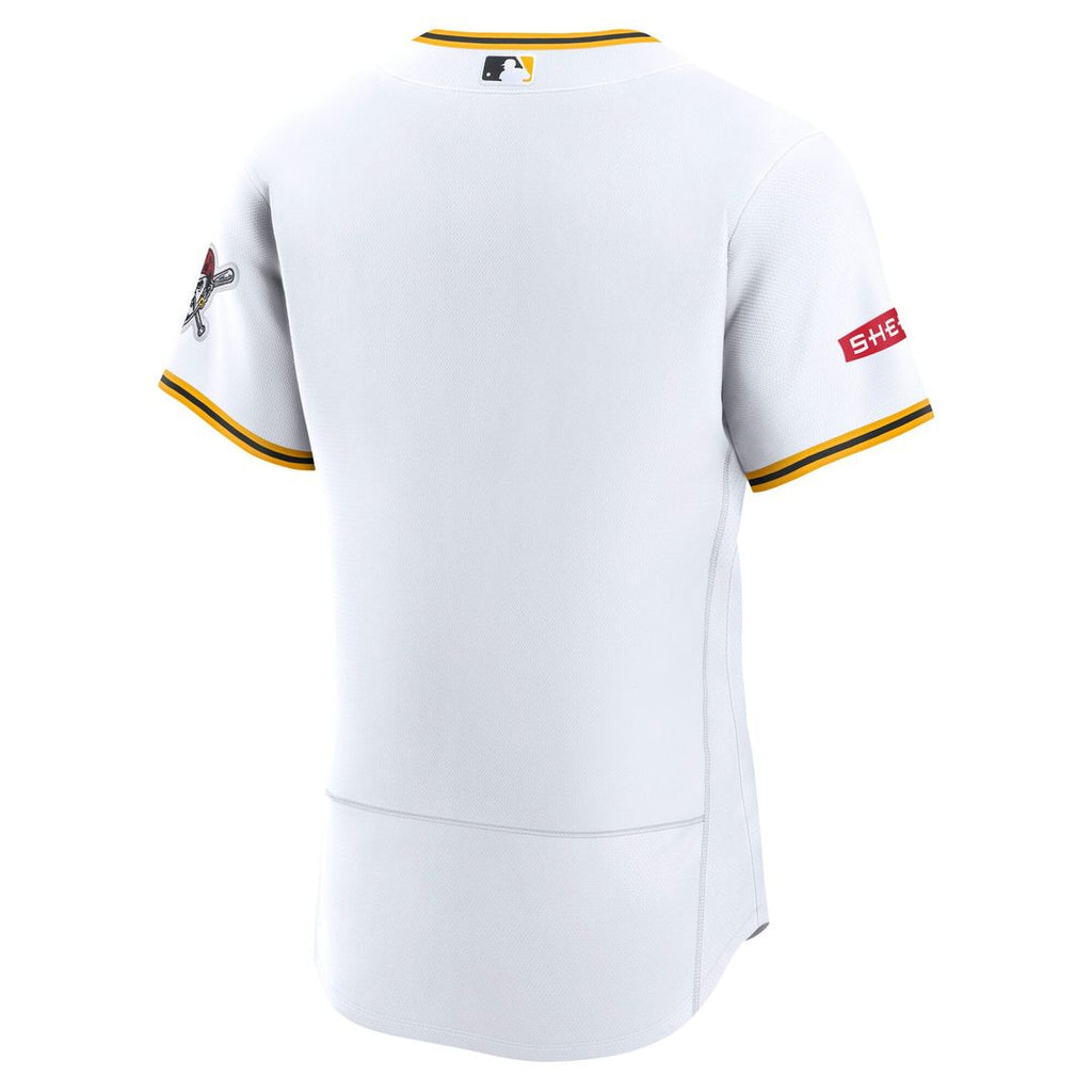 Pittsburgh Pirates Home Authentic Jersey — White