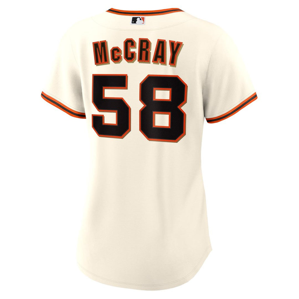 San Francisco Giants Grant McCray Women's Home Replica Jersey — Cream