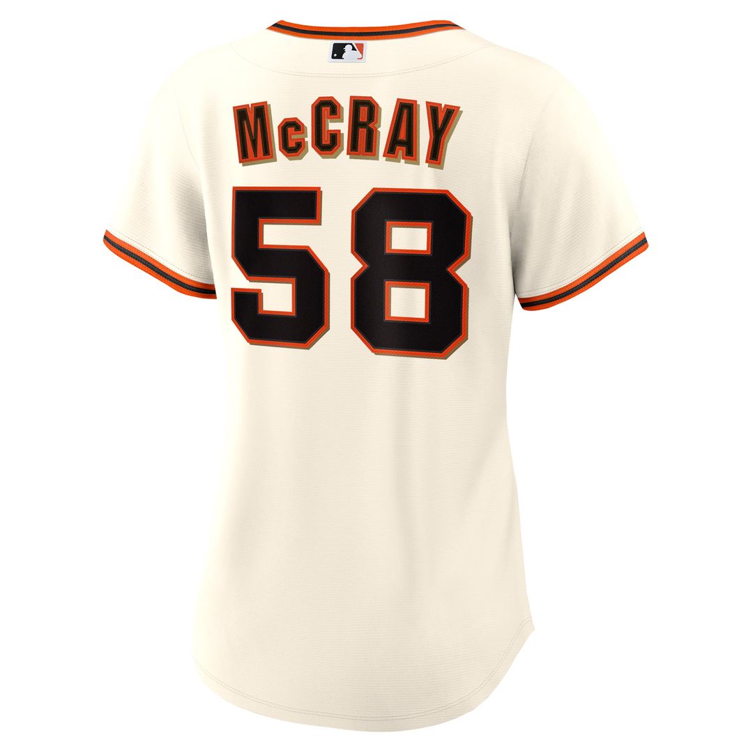 San Francisco Giants Grant McCray Women's Home Replica Jersey — Cream