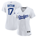 Los Angeles Dodgers Shohei Ohtani Women's 2025 World Series Champions Home Replica Jersey — White