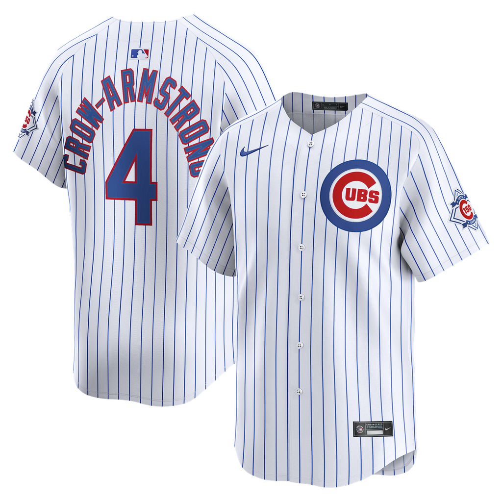 Chicago Cubs Pete Crow - Armstrong 150th Anniversary Limited Jersey — White
