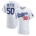 Los Angeles Dodgers Mookie Betts Home Authentic Jersey — White