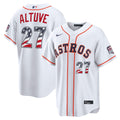 Houston Astros Jose Altuve USA 250 Fourth of July Home Stadium Jersey — White