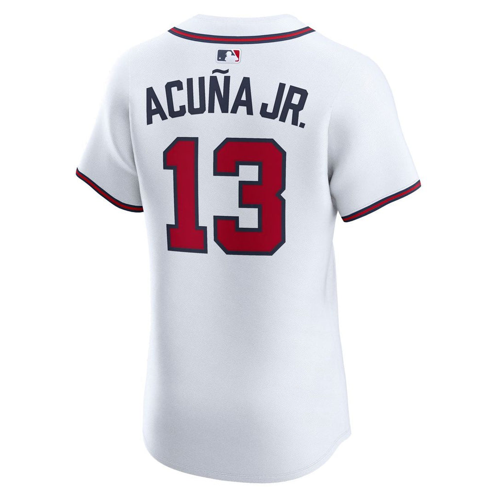 Atlanta Braves Ronald Acuña Jr. Alternate Elite Jersey — Navy