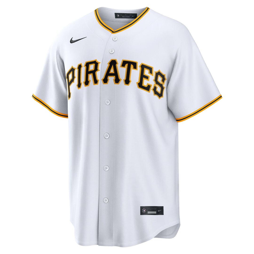 Pittsburgh Pirates Paul Skenes Home Replica Jersey — White