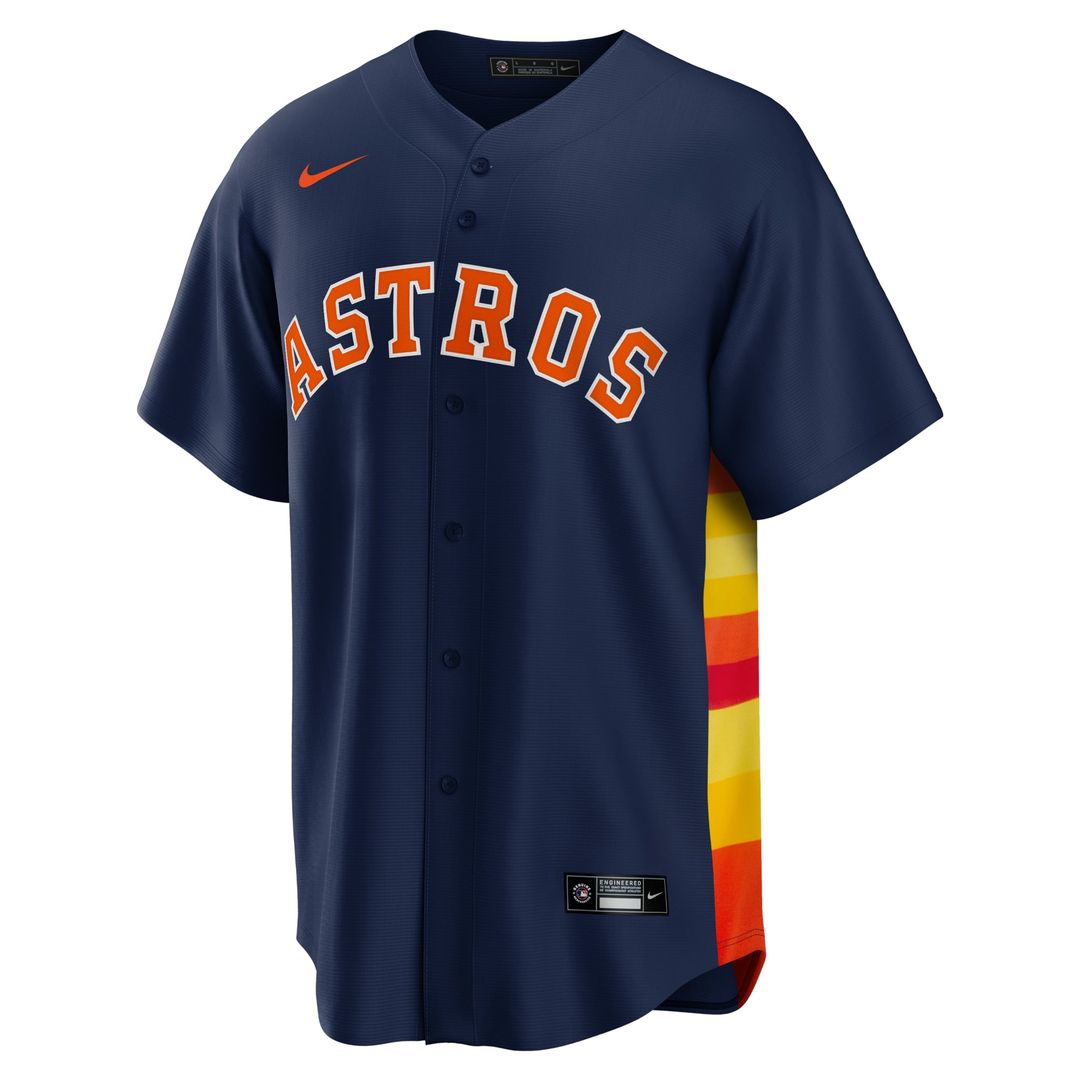Houston Astros Jose Altuve Alternate 2 Replica Jersey — Navy