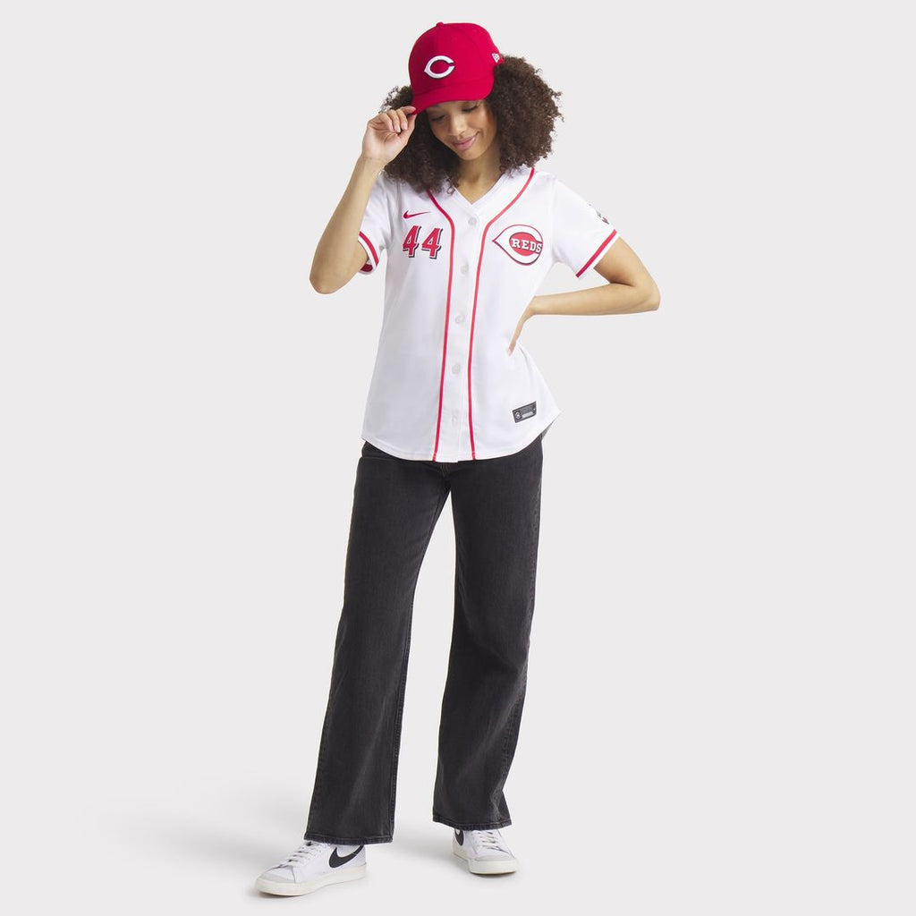Cincinnati Reds Elly De La Cruz Women's Home Limited Jersey — White