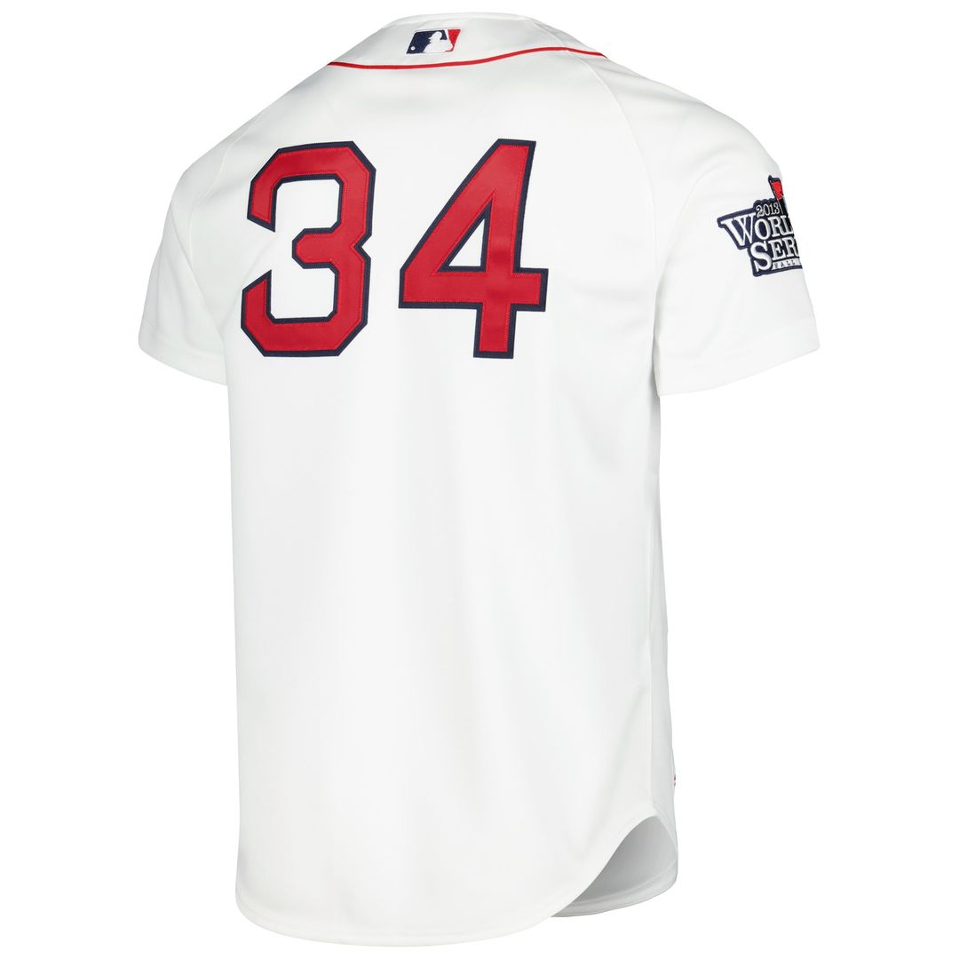 Boston Red Sox David Ortiz Cooperstown Authentic Jersey — White