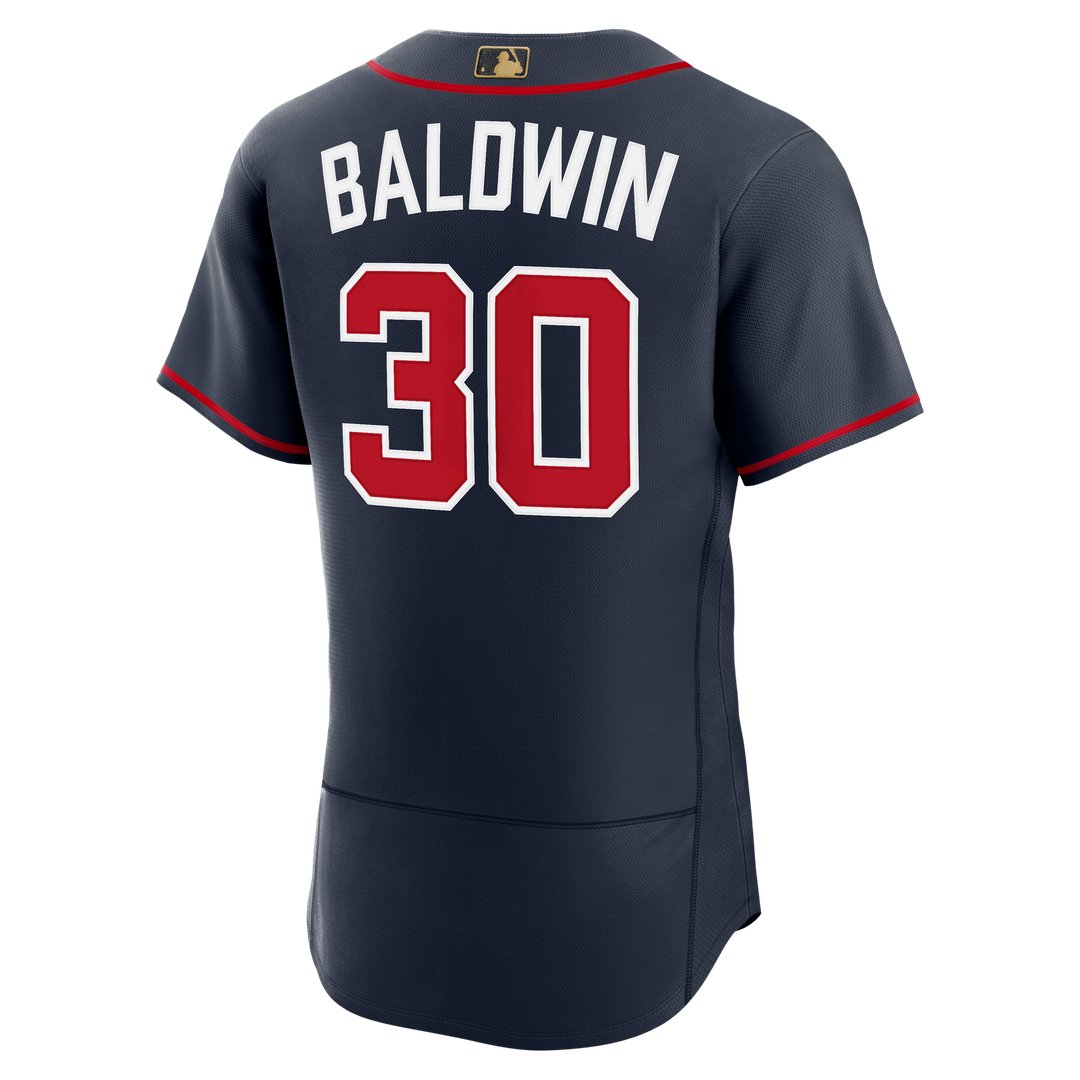 Atlanta Braves Drake Baldwin Alternate MLB Awards Authentic Jersey — Navy