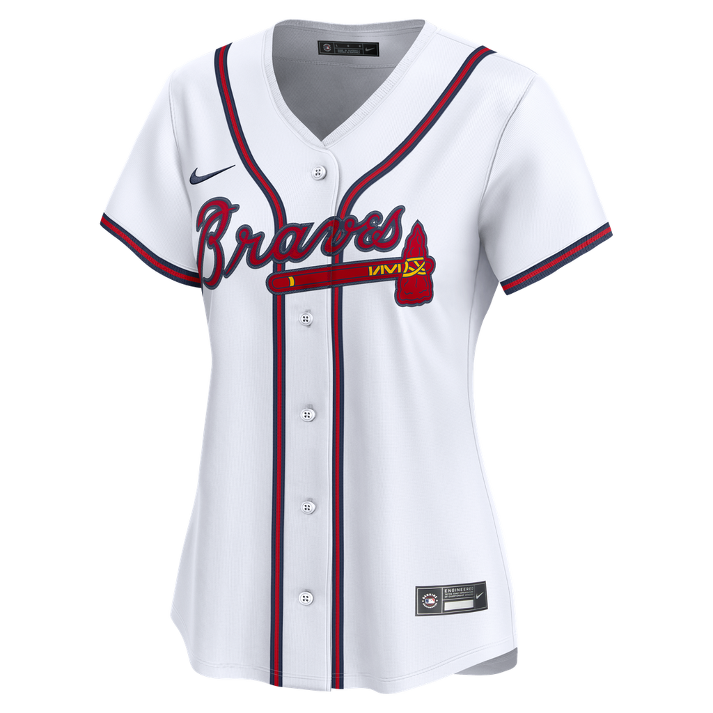 Atlanta Braves Home Women's Limited Jersey — White