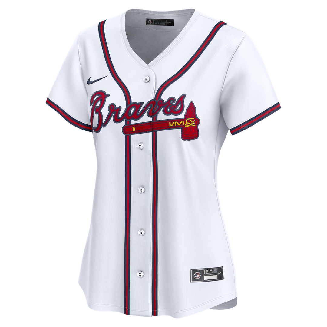 Atlanta Braves Home Women's Limited Jersey — White