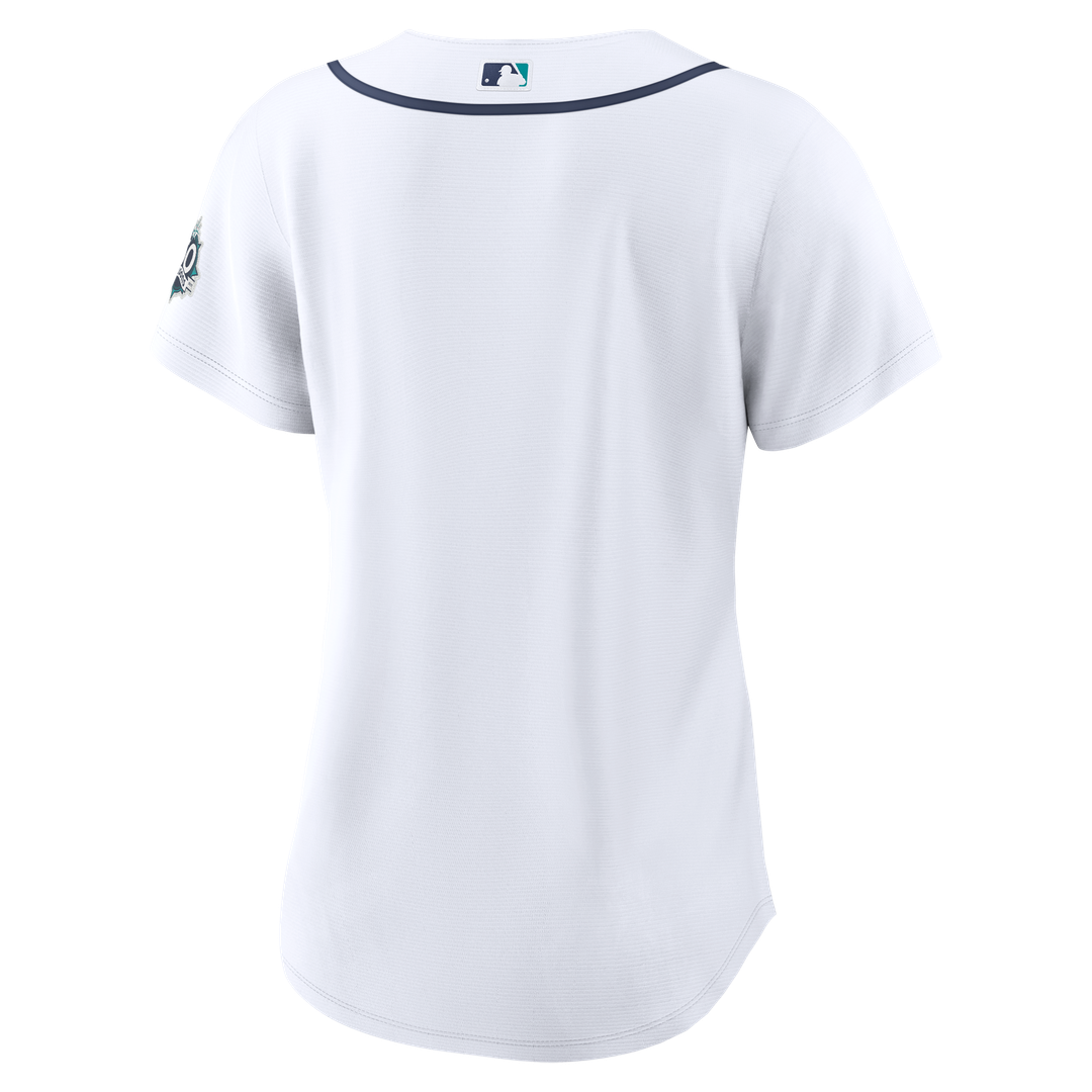 Seattle Mariners Women's Home 50th Season Stadium Jersey — White