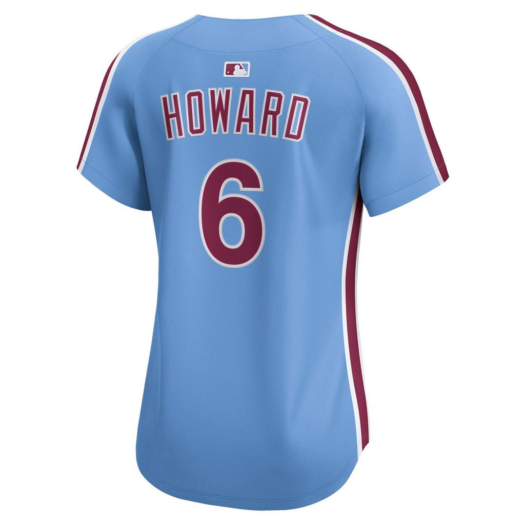Philadelphia Phillies Ryan Howard Women's Alternate 2 Limited Jersey — Cream