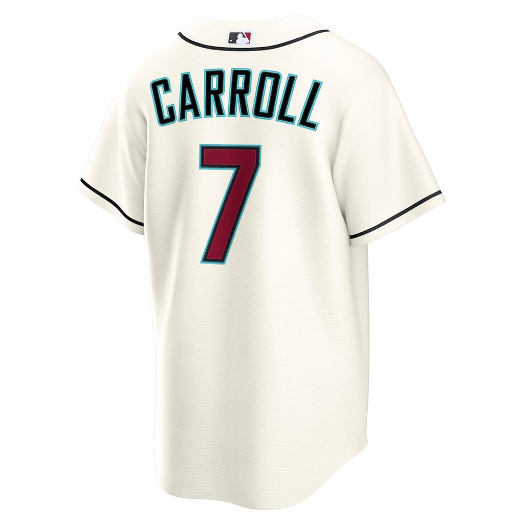 Arizona Diamondbacks Corbin Carroll Home Replica Jersey — Cream