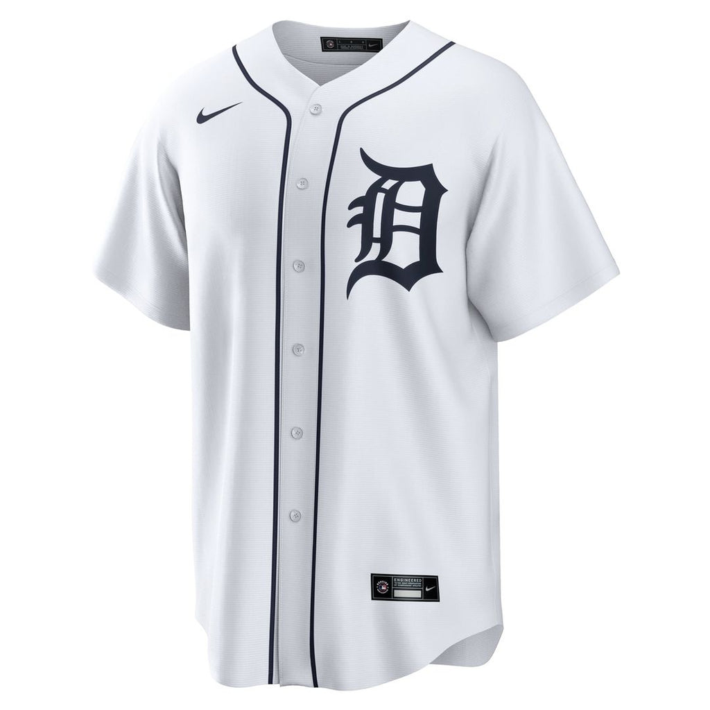 Detroit Tigers Parker Meadows Home Replica Jersey — White
