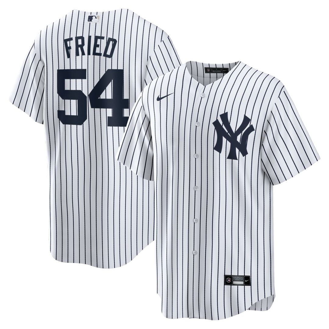 New York Yankees Max Fried Home Replica Jersey — White