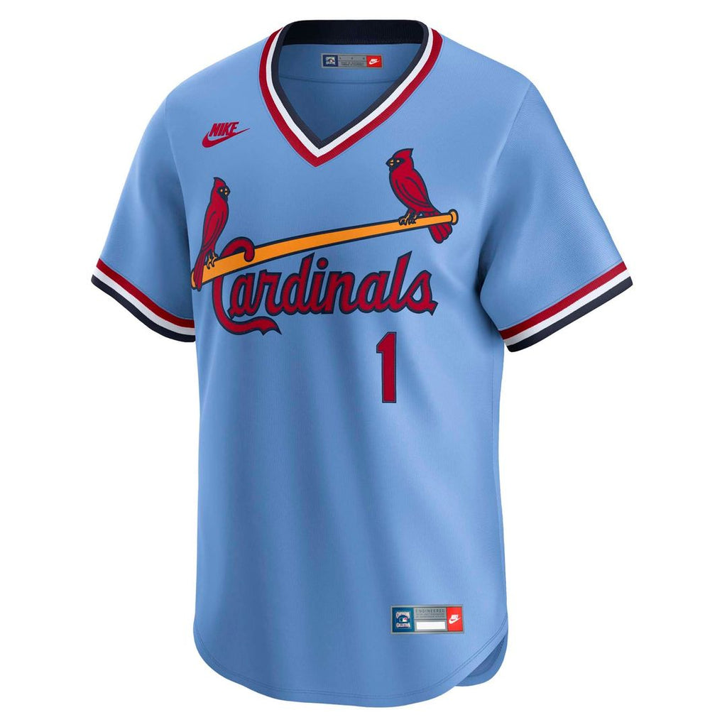 St. Louis Cardinals Ozzie Smith Throwback Cooperstown Limited Jersey — Blue