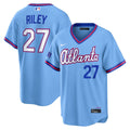 Atlanta Braves Austin Riley 2026 City Connect Stadium Jersey — Powder Blue